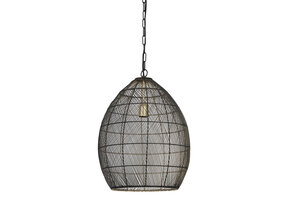 Light & Living - Hanglamp Meya - 40x40x53 - Zwart