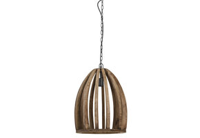 Light & Living - Hanglamp HARANKA - Ø38x46cm - Bruin