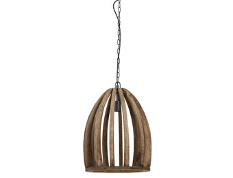 Light & Living - Hanglamp HARANKA - Ø38x46cm - Bruin