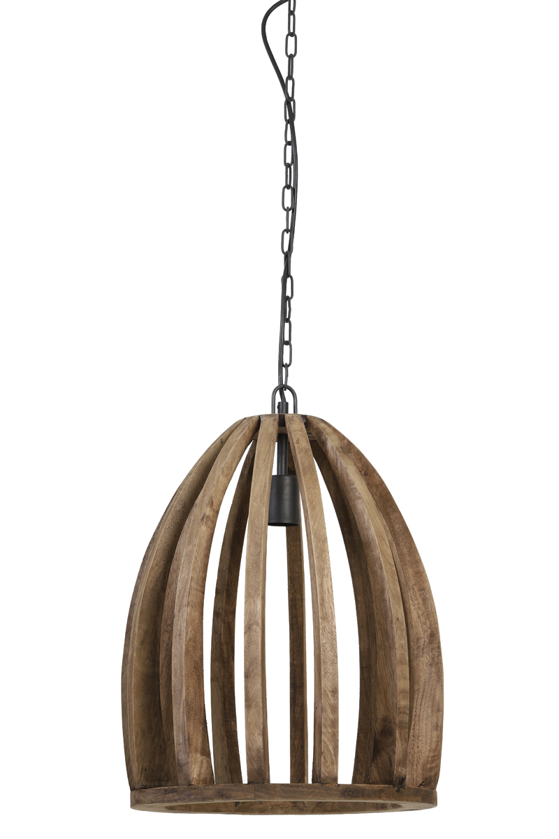 Light & Living - Hanglamp HARANKA - Ø38x46cm - Bruin