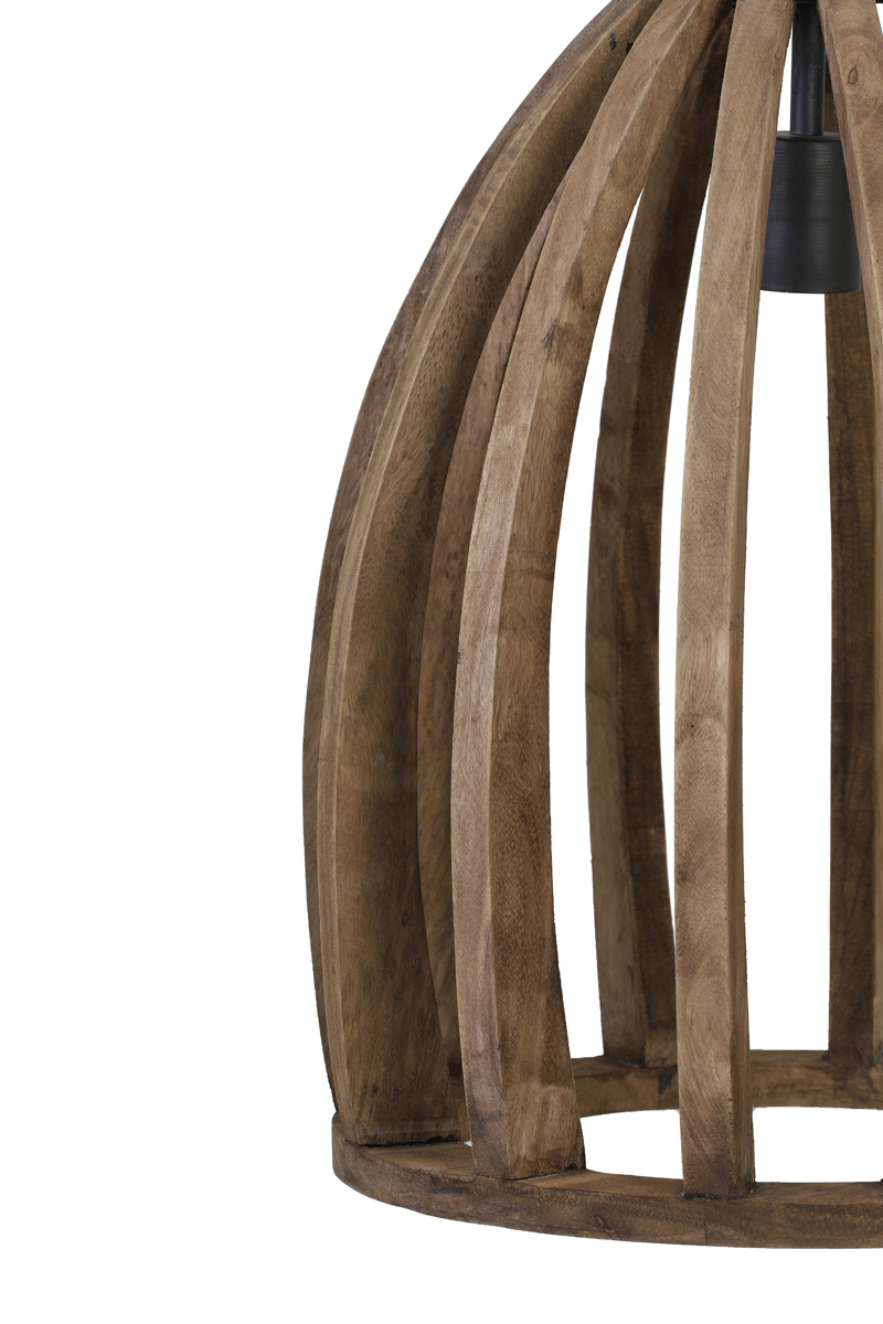 Light & Living - Hanglamp HARANKA - Ø38x46cm - Bruin