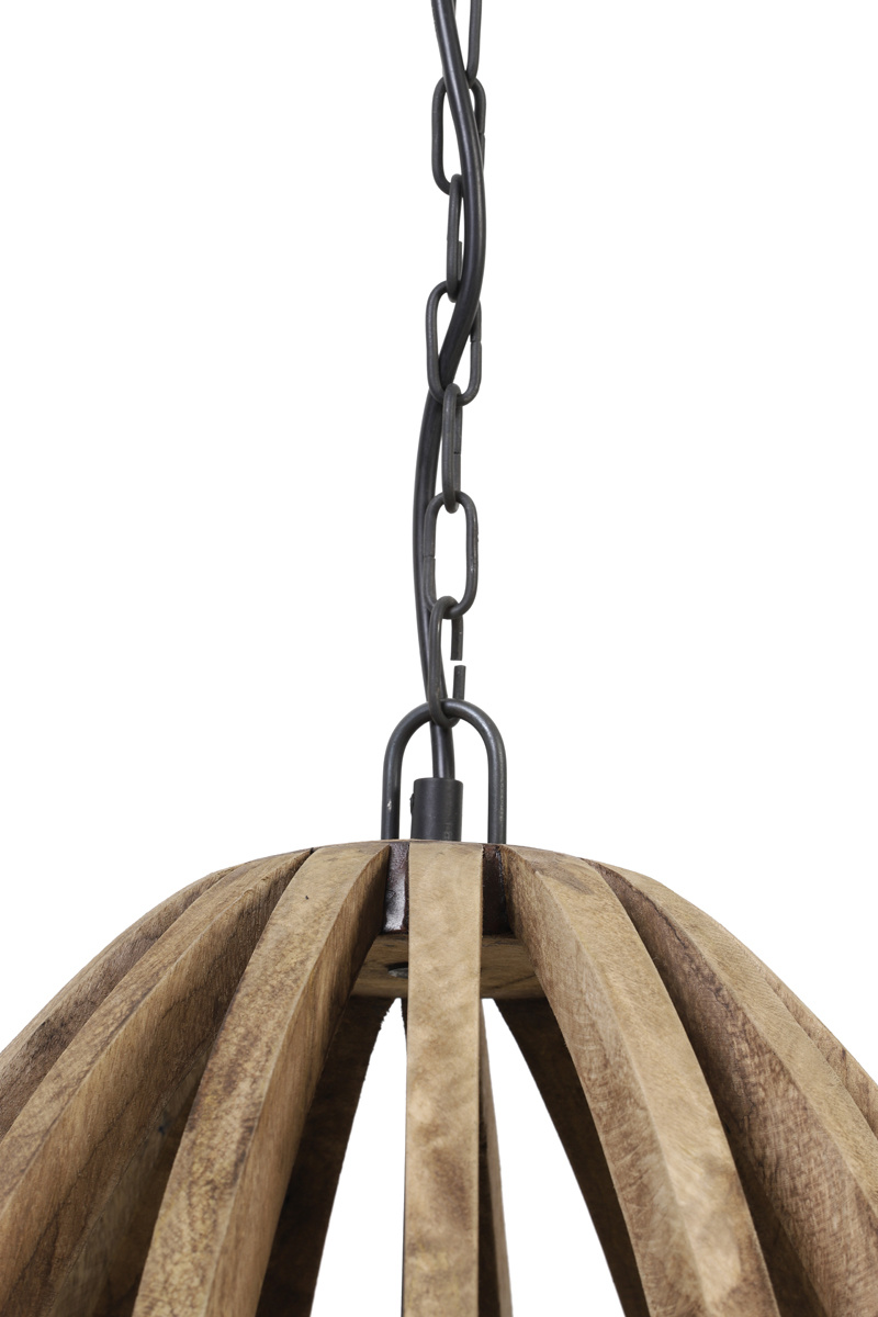Light & Living - Hanglamp HARANKA - Ø38x46cm - Bruin