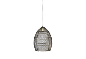 Light & Living - Hanglamp MEYA - Ø23x31cm - Zwart