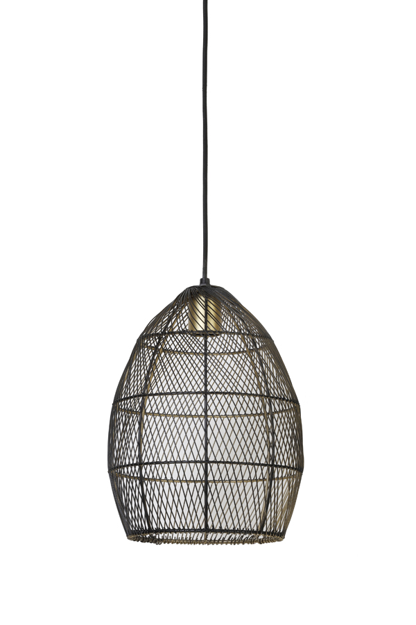 Light & Living - Hanglamp MEYA - Ø23x31cm - Zwart