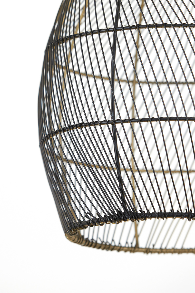 Light & Living - Hanglamp MEYA - Ø23x31cm - Zwart