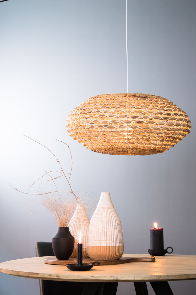 Light & Living - Hanglamp Tripoli - 42x42x47 - Wit