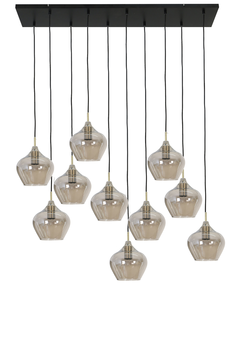 Light & Living - Hanglamp RAKEL - 124x35x60cm - Brons