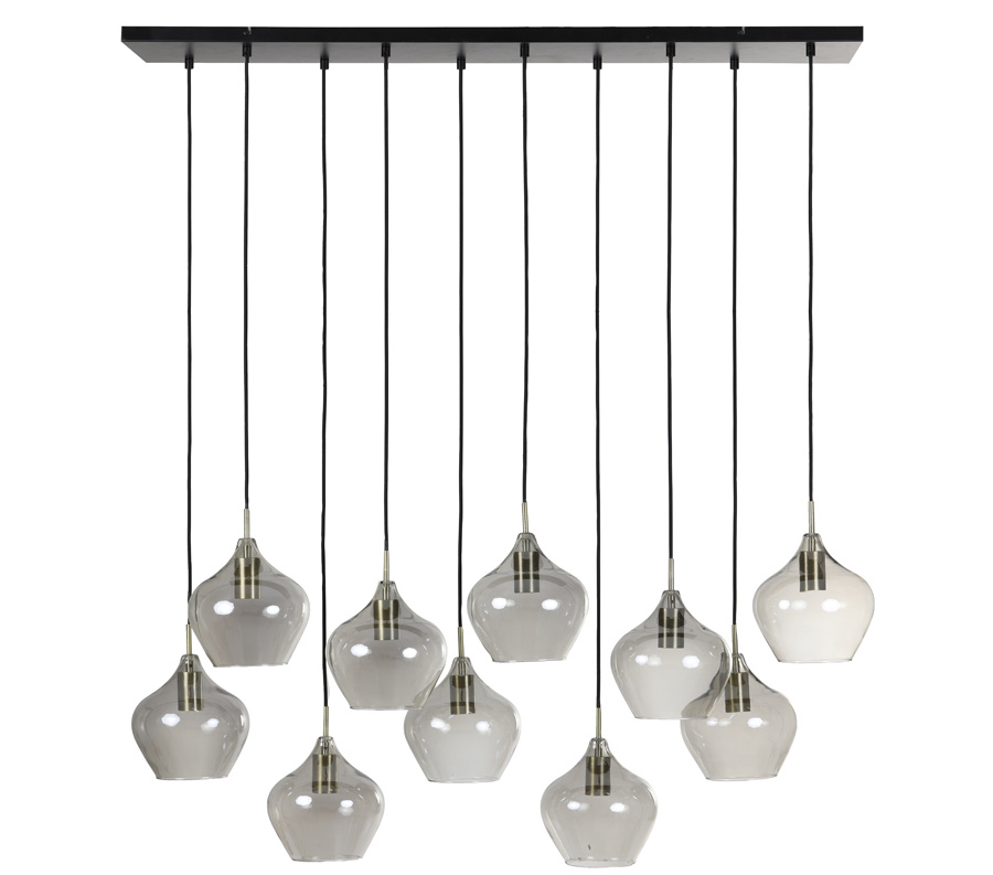 Light & Living - Hanglamp RAKEL - 124x35x60cm - Brons