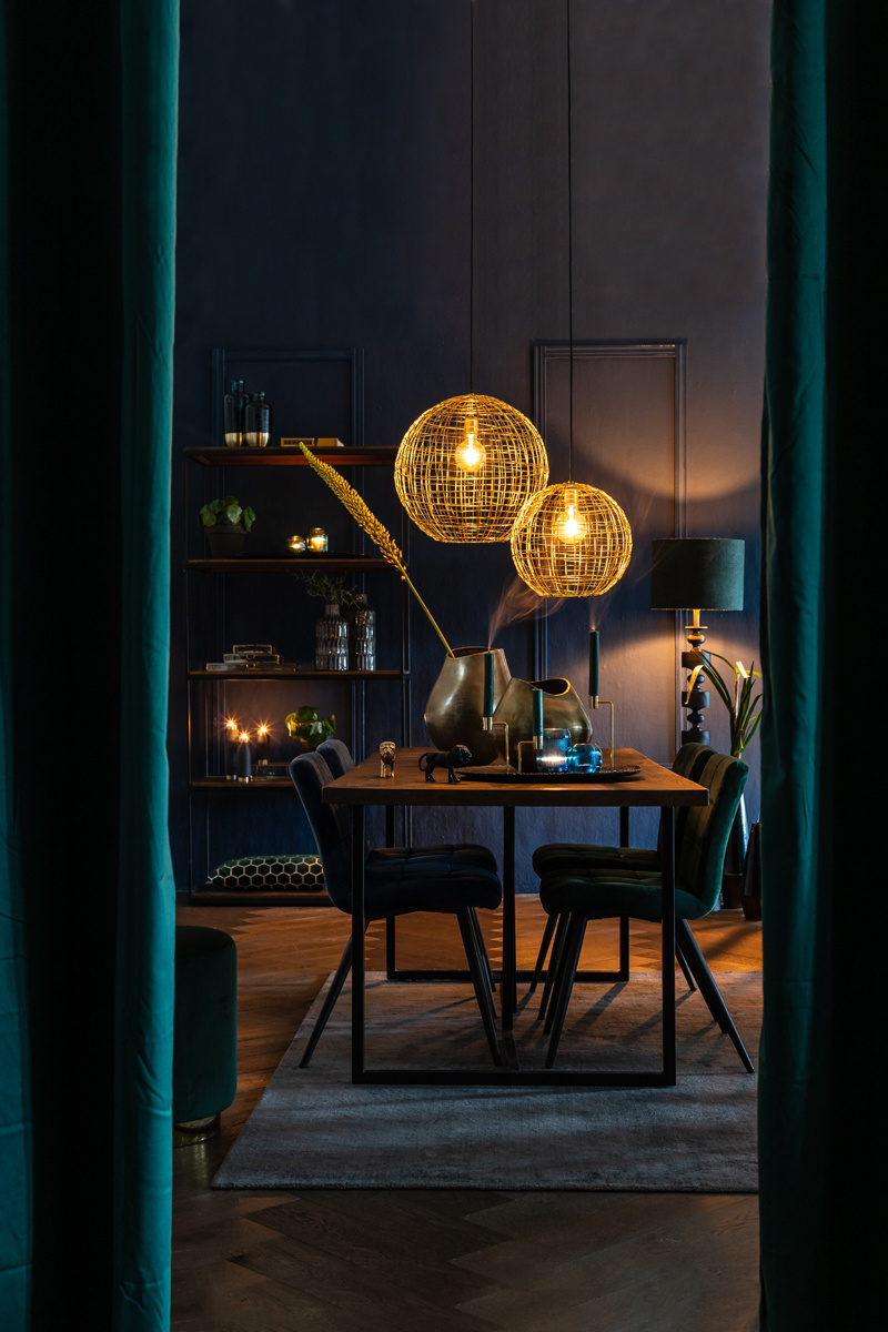 Light & Living - Hanglamp MIRANA - Ø35x35cm - Goud