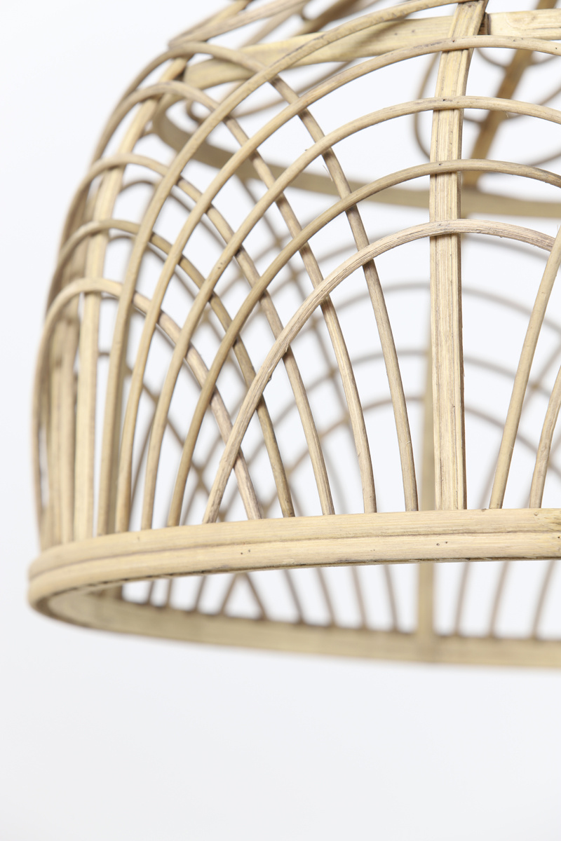 Light & Living - Hanglamp POCITA - Ø42x35cm - Bruin