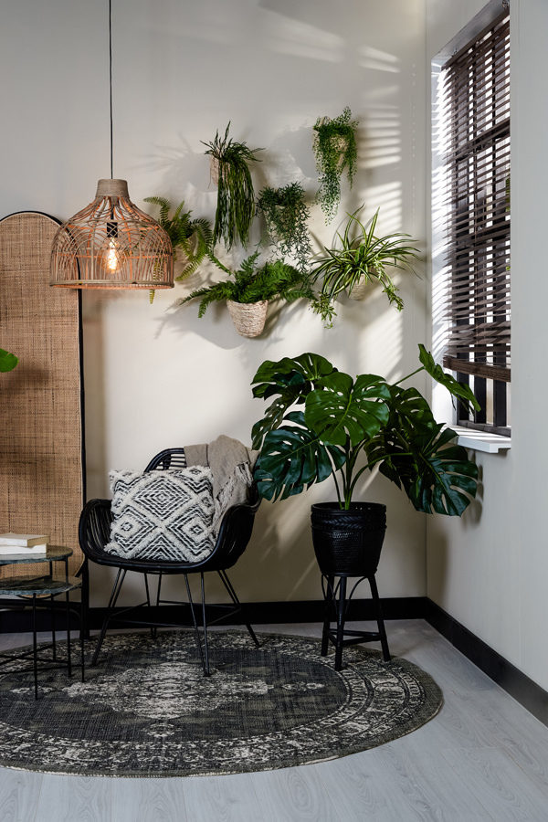 Light & Living - Hanglamp POCITA - Ø42x35cm - Bruin