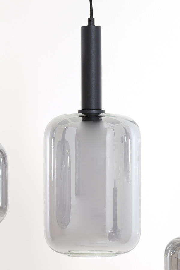 Light & Living - Hanglamp LEKAR - 100x22x32cm - Zwart