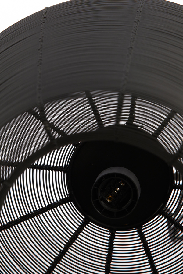 Light & Living - Hanglamp ADETA - Ø31x37cm - Zwart