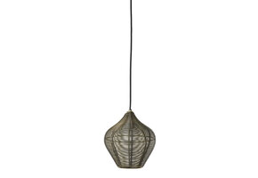 Light & Living - Hanglamp ALVARO - Ø20x22cm - Brons