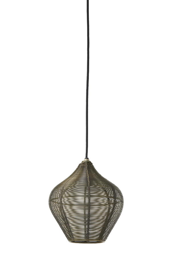 Light & Living - Hanglamp ALVARO - Ø20x22cm - Brons