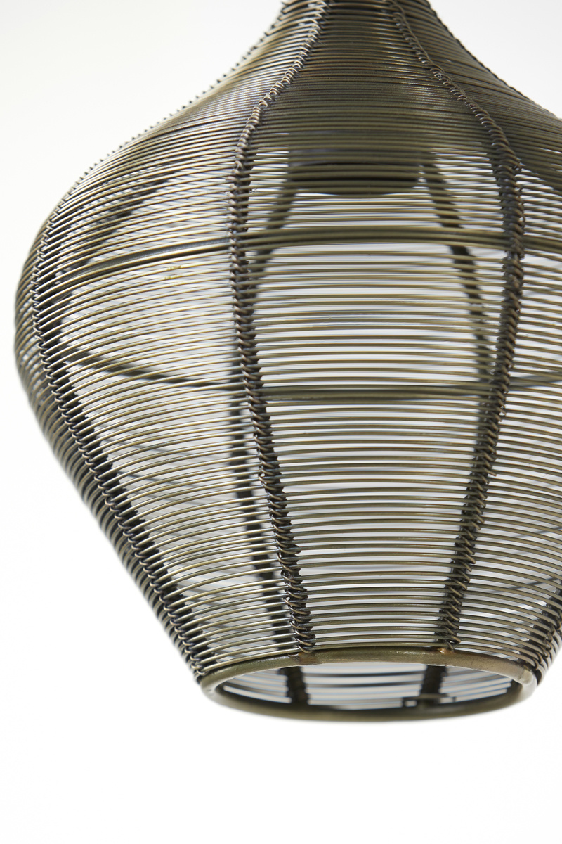 Light & Living - Hanglamp ALVARO - Ø20x22cm - Brons