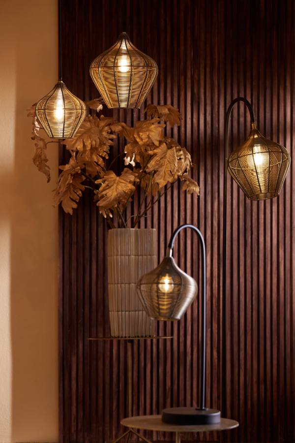 Light & Living - Hanglamp ALVARO - Ø20x22cm - Brons