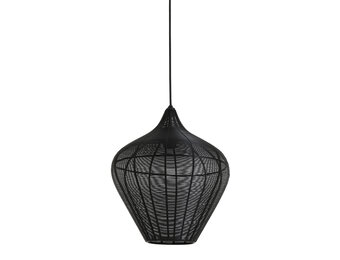 Light & Living - Hanglamp Alvaro - 36x36x40 - Zwart
