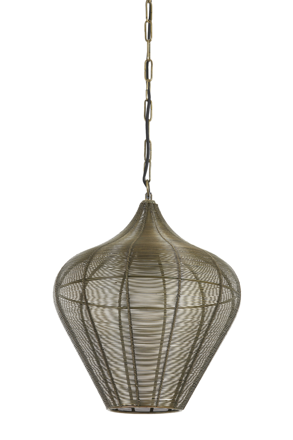 Light & Living - Hanglamp Alvaro - 36x36x40 - Brons