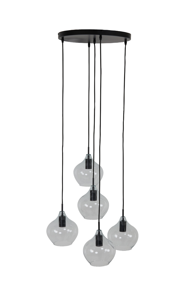 Light & Living - Hanglamp Rakel - 61x61x66 - Zwart