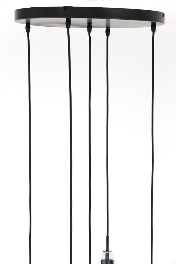 Light & Living - Hanglamp Rakel - 61x61x66 - Zwart