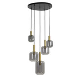 Light & Living - Hanglamp Lekar - 66x66x80 - Brons