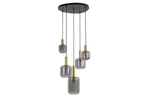 Light & Living - Hanglamp Lekar - 66x66x80 - Brons