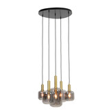 Light & Living - Hanglamp Lekar - 66x66x80 - Brons