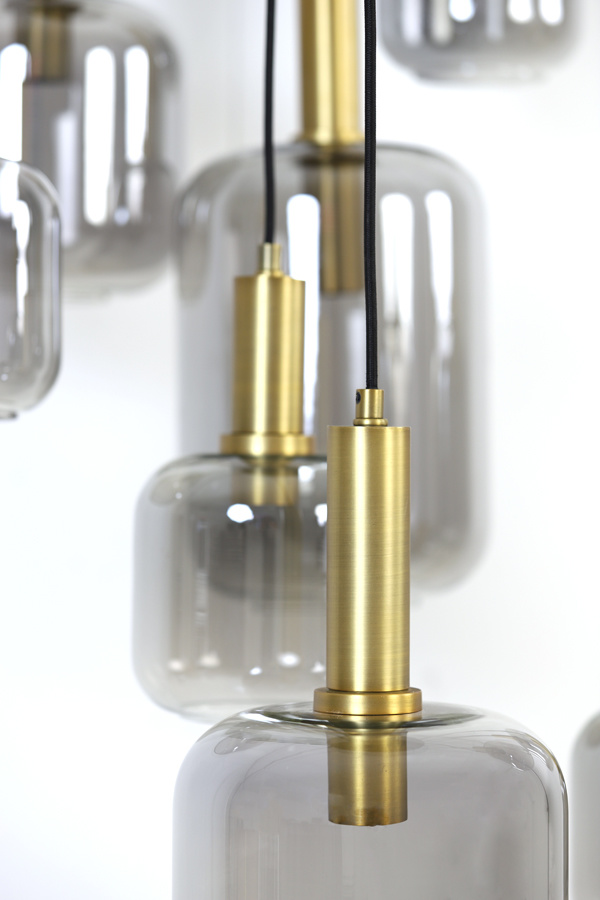 Light & Living - Hanglamp LEKAR - Ø83.5x79.5cm - Brons