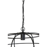 Light & Living - Hanglamp IMELDA - Zwart - 53x53x28 cm