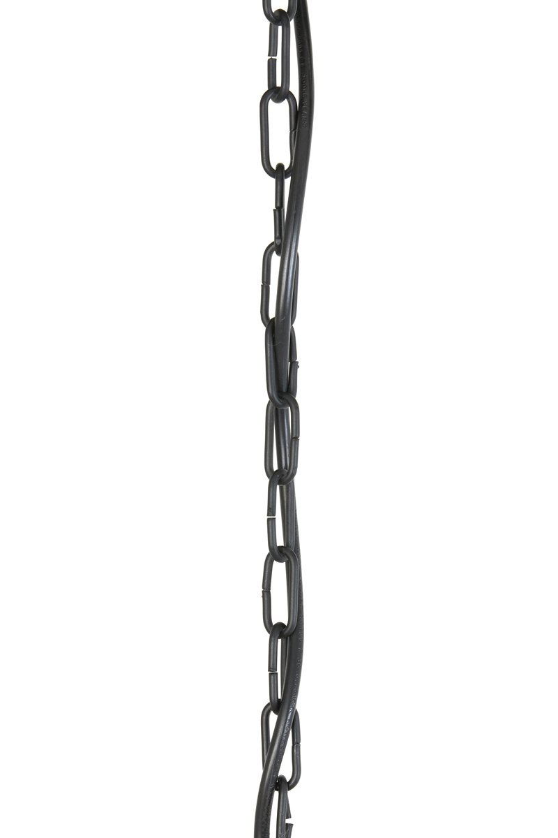 Light & Living - Hanglamp IMELDA - Zwart - 53x53x28 cm