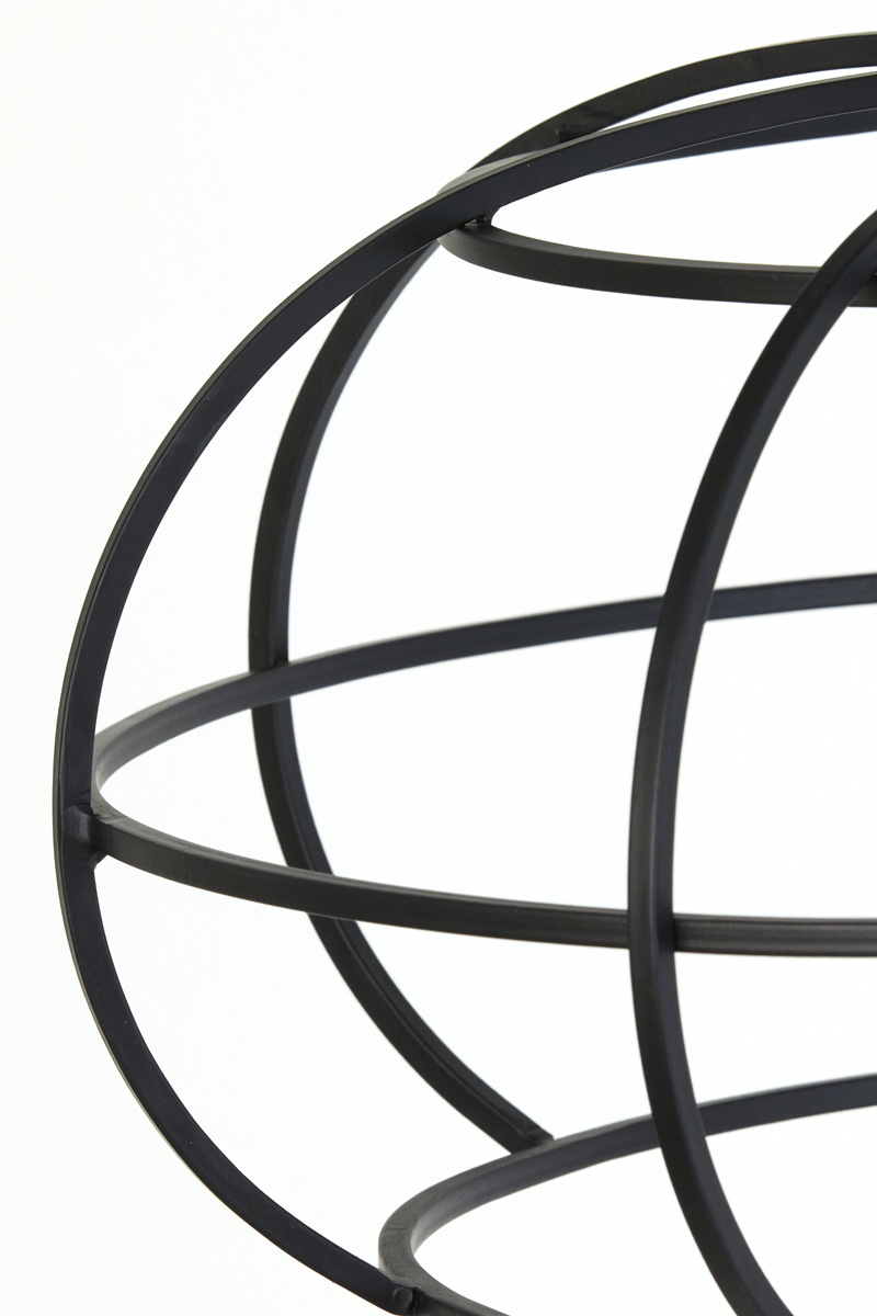 Light & Living - Hanglamp IMELDA - Zwart - 53x53x28 cm