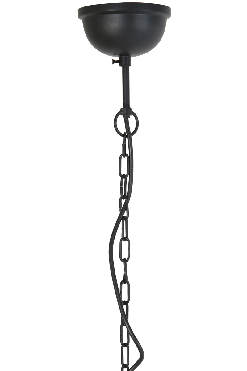 Light & Living - Hanglamp IMELDA - Zwart - 53x53x28 cm