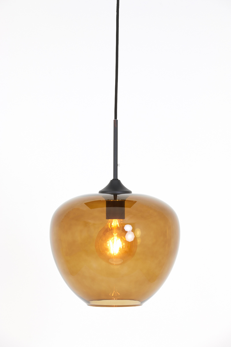 Light & Living - Hanglamp MAYSON - Ø30x25cm - Bruin