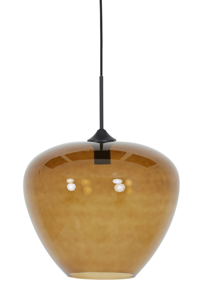 Light & Living - Hanglamp MAYSON - Ø40x34cm - Bruin