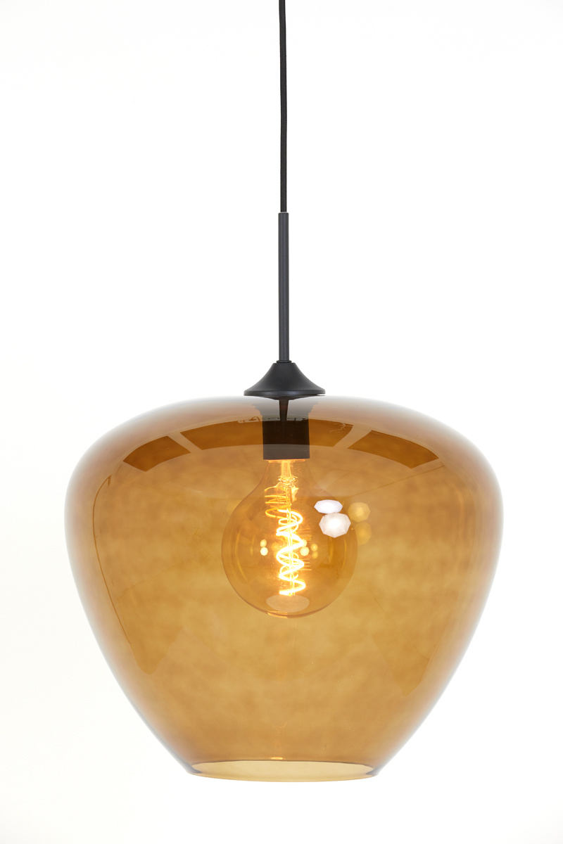 Light & Living - Hanglamp MAYSON - Ø40x34cm - Bruin