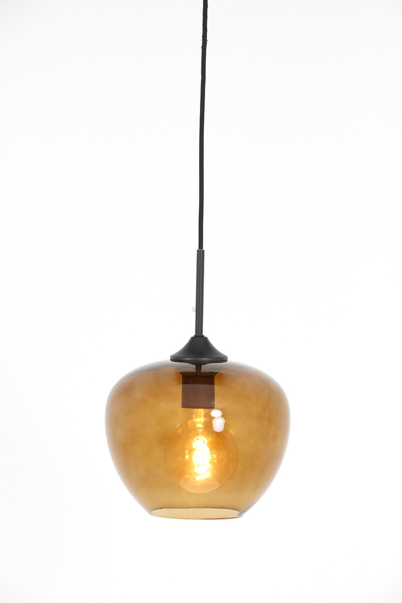 Light & Living - Hanglamp MAYSON - Ø23x18cm - Bruin