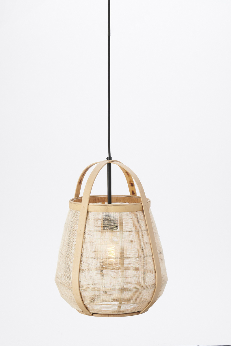 Light & Living - Hanglamp JACINTO - Ø32x44cm - Bruin