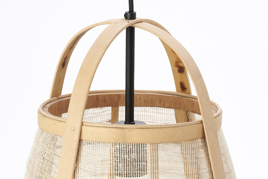 Light & Living - Hanglamp JACINTO - Ø32x44cm - Bruin