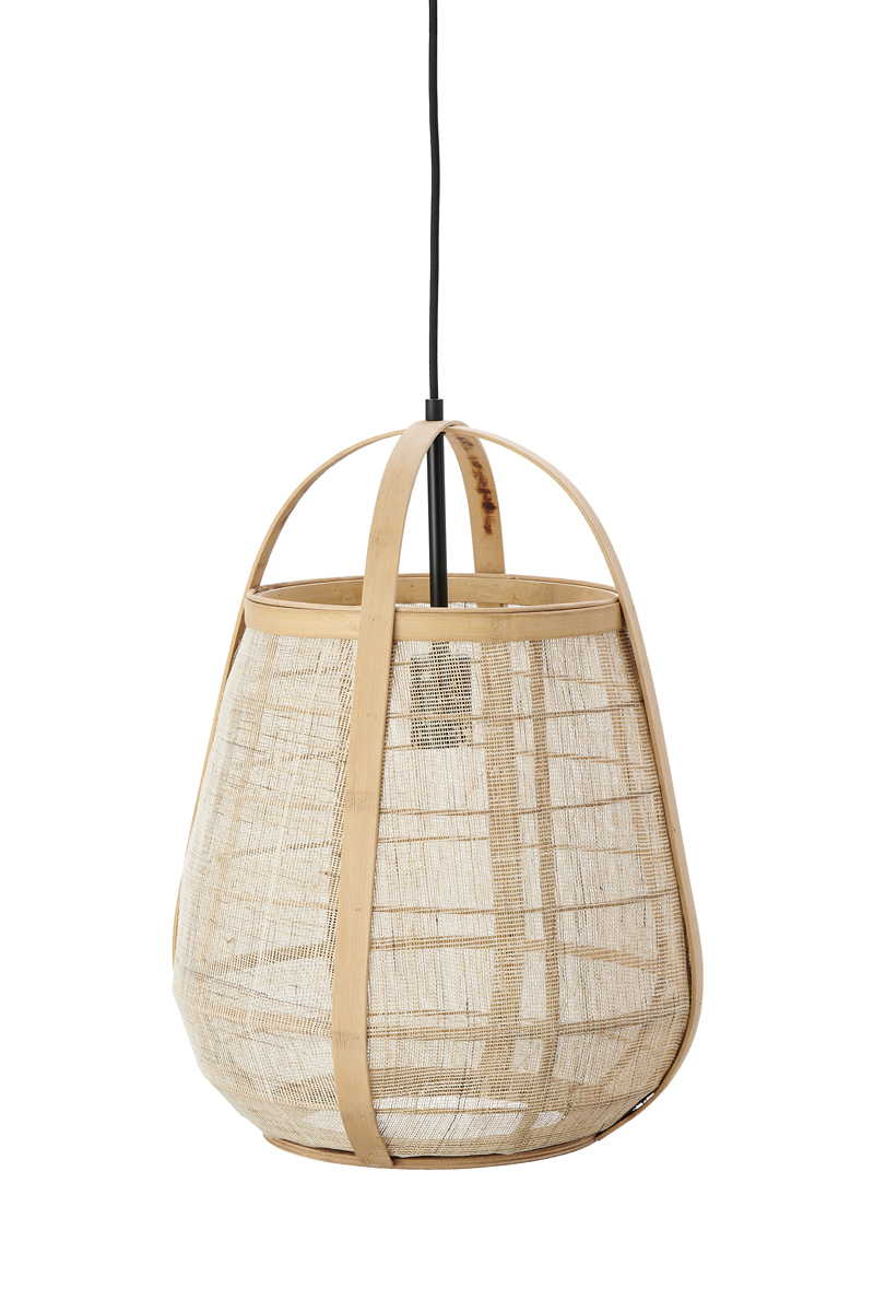 Light & Living - Hanglamp JACINTO - Ø38x50cm - Bruin