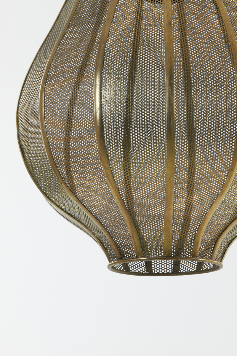 Light & Living - Hanglamp Micha - 29x29x48.5 - Goud