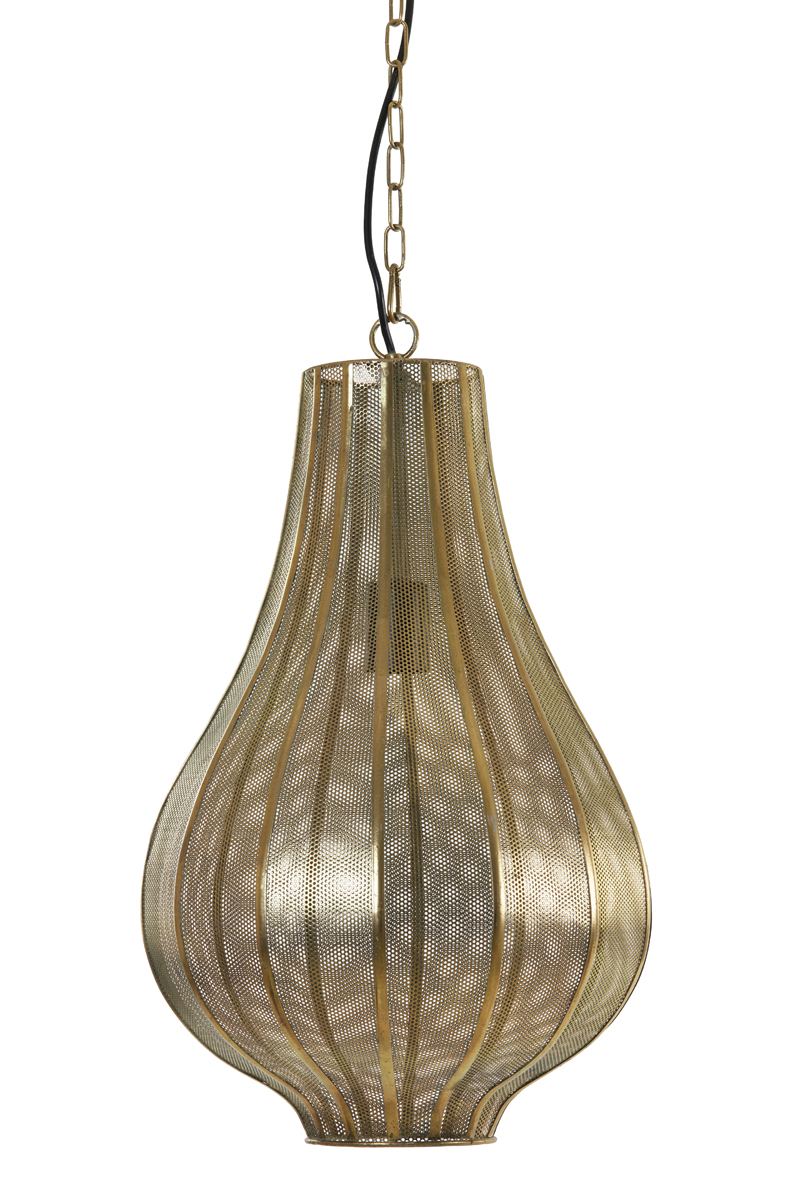 Light & Living - Hanglamp Micha - 33x33x55 - Goud