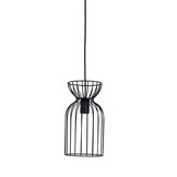Light & Living - Hanglamp LAZAR - Zwart - 18x18x34 cm