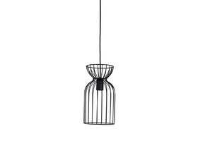 Light & Living - Hanglamp LAZAR - Zwart - 18x18x34 cm