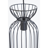 Light & Living - Hanglamp LAZAR - Zwart - 18x18x34 cm