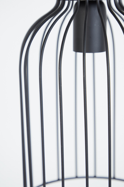 Light & Living - Hanglamp LAZAR - Zwart - 18x18x34 cm