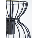 Light & Living - Hanglamp LAZAR - Zwart - 18x18x34 cm