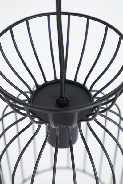 Light & Living - Hanglamp Lazar - 18x18x34 - Zwart