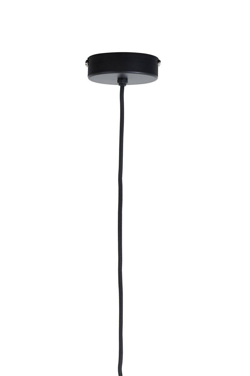 Light & Living - Hanglamp LAZAR - Zwart - 18x18x34 cm