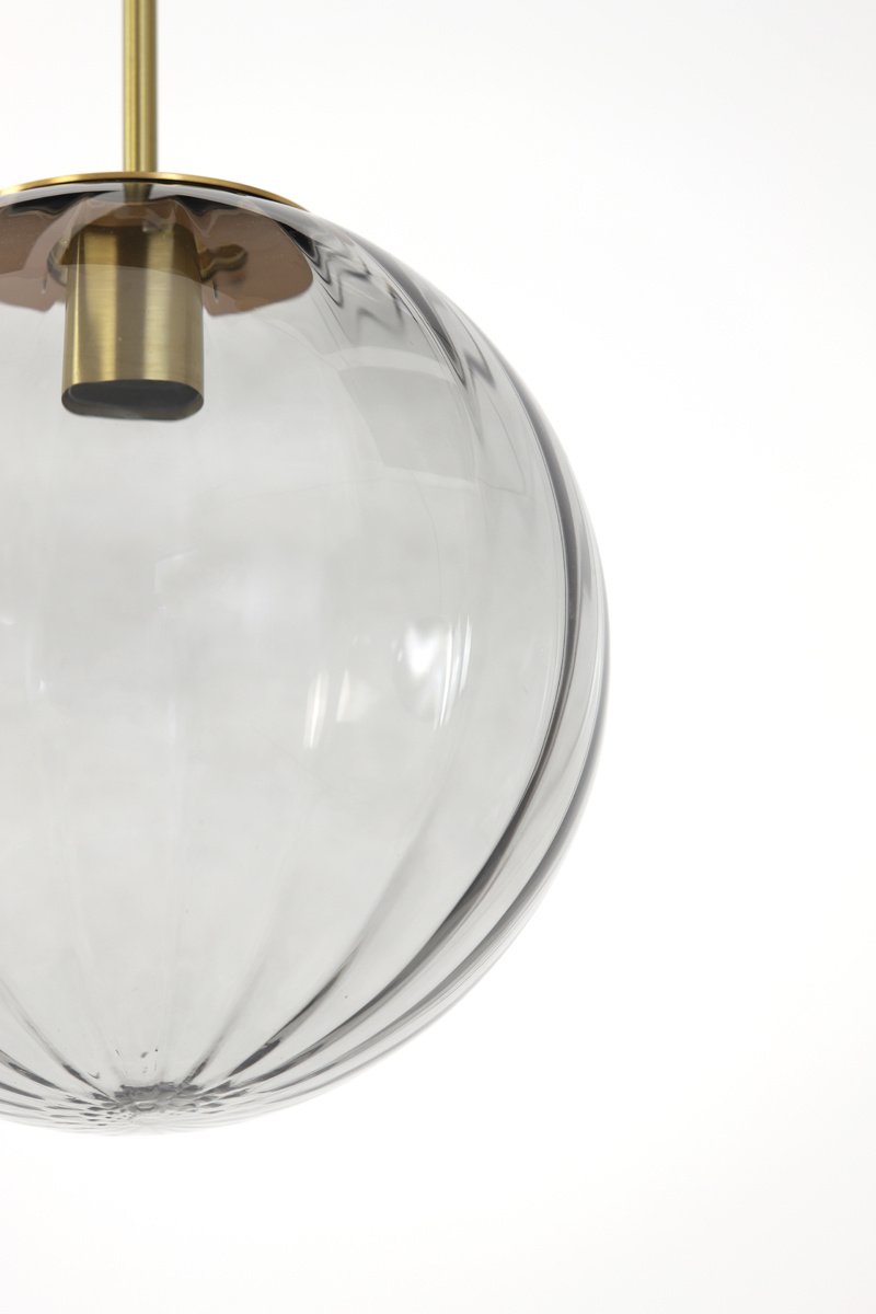 Light & Living - Hanglamp MAGDALA - Ø30x30cm - Grijs